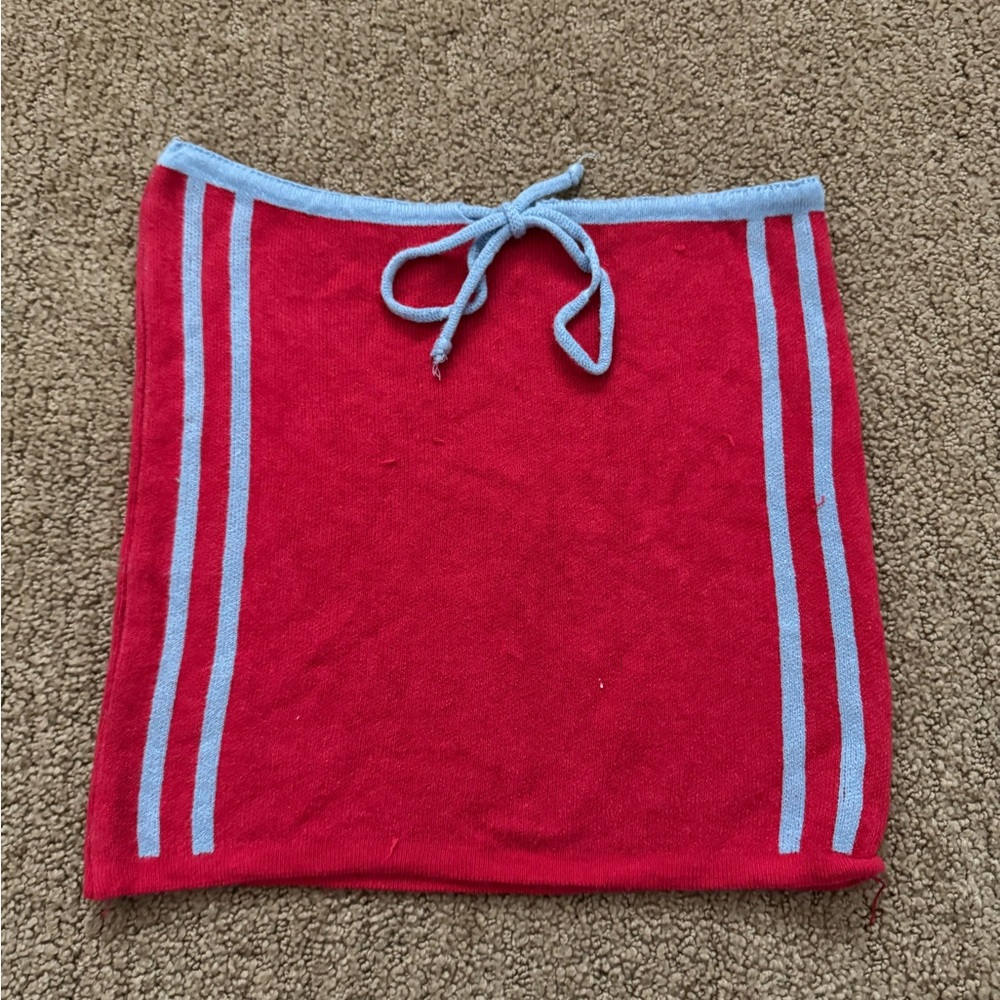 Red and Blue Tube Top